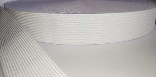 44 jarda bijele elastične trake visoke elastičnosti za pletenje elastične trake tehnologija šivanja 20 mm)