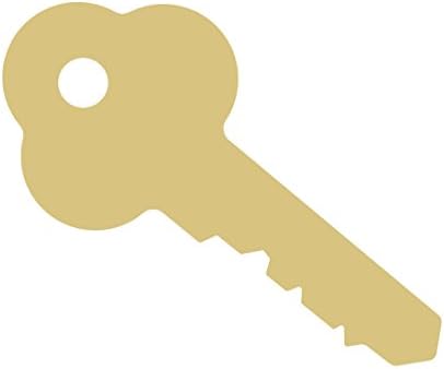 Izrez za ključeve Realtor novi vlasnik kuće vješalica za vrata nedovršeni drveni oblik svakodnevni dekor oblik MDF platno