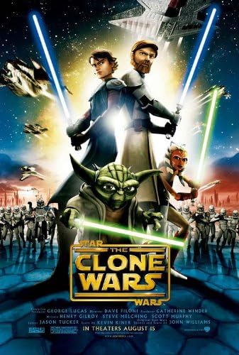 Zvjezdani ratovi The Clone Wars 27 X40 D/S Originalni filmski plakat One Sheet 2008