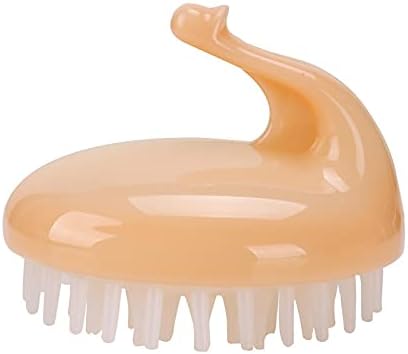 Na šampon četkica za masažu češalj češalj za zaštitu od vlasišta kandža masažer meridian silikonski šampon četka ružičasta