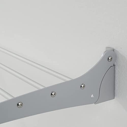 zidni stalak za sušenje odjeće, vertikalni sklopivi unutarnji i vanjski konop za odjeću od aluminijskog čelika
