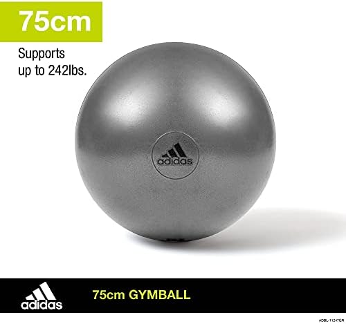 Adidas Gymball - kugla za vježbanje s dvostrukom teksturiranom ne klizicom za maksimalno prianjanje - za trening jezgre,