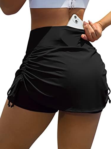 V Za gradski atletski teniski suknja za žene visoki struk s džepovima s kratkim hlačama Podesivi trening za izvlačenje golf