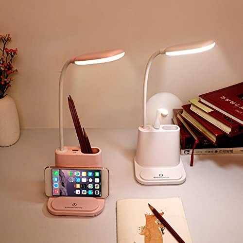 Dloett USB punjiva stolna svjetiljka dodirivanje zatamnjenja olovke za podešavanje olovke za čitanje Studija spavaće sobe