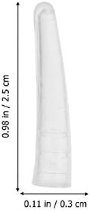 silikonska Futrola za pincetu od 100kom, navlaka za vrh pincete protiv klizanja, prozirna Futrola za pincete za nokte