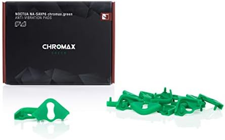 Noctua NA-SAVP6 chromax.Zeleni anti-vibracijski jastučići za 200 mm ventilatore