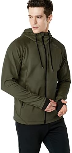 TSLA muški puni zip up hoodie jakna, kapuljača za trening dugih rukava, lagana jakna s treninzima