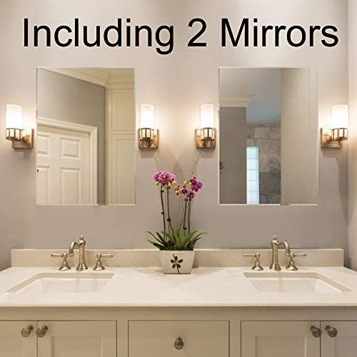 Zidno ogledalo za kupaonicu u kupaonici, domaće toaletno ogledalo sa svjetlima, komplet za šminkanje