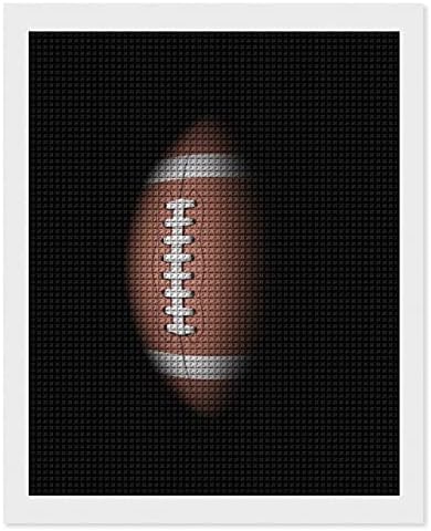 Američki nogometni ragbi ukrasni dijamantni bojni kompleti smiješni 5d diy puna bušilica dijamantnih točkica slika home dekor