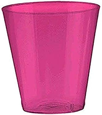 Plastične čaše za čaše od 2 oz, jedna veličina, mrkli mrak