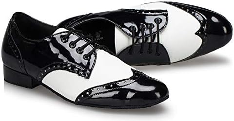Medena muške plesne cipele muške cipele spajanje kože kože moderna tango jazz balska latino