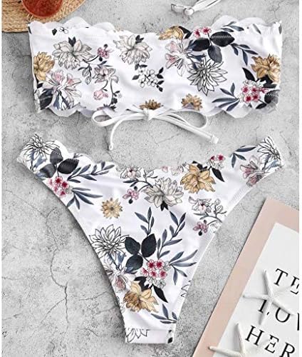 LZEAL SWIMYSUITS Ženski kupaći kostimi kontrola trbuha 2 komada s kratkim hlačama ženske bikini pokrivaju darove za nju
