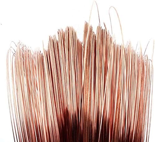 Bakrena pletena žica, zavojnica od bakrene žice, vodljiva električna industrija, Duljina: 2000 mm žica za izradu nakita