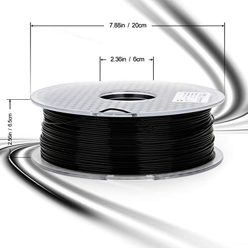 AMOLEN 3D printer filament ABS 1,75 mm +/- 0,03 mm, 1kg kalema.