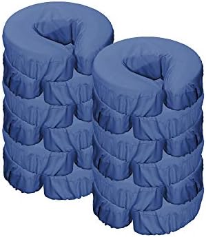 Glavna masaža Mikrofiber Masaža stol za lice jastuka za lice 12 -komada, plava, 12Count