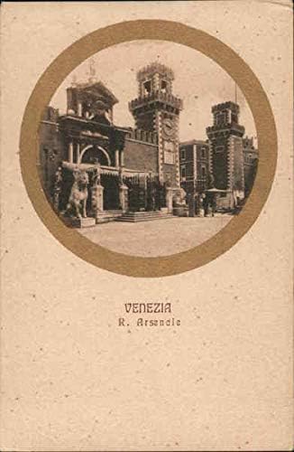 Venezia R.Arsenale Venecija, Italija Originalna antička razglednica