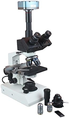 Radikalni 2000X Profesionalni Trinokularni medicinski mikroskop W faza Kontrast 3W LED W USB kamera
