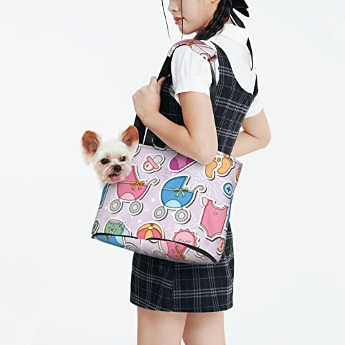 Podstavljena reverzibilna putna torba za kućne ljubimce za pse /mačke prijenosna mala torbica za pse / mačke