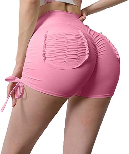 Ljetne ženske treninge kratke hlače vezanje boje šareni uzorak atletski kratki kratki kratke hlače duphin kratke hlače joga
