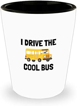 Čaša za školski autobus zabavan je poklon za školski autobus - vozim cool autobus