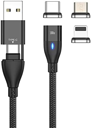 Kabel BoxWave kompatibilan sa SteelSeries Arctis 7+ Kabel MagnetoSnap PD AllCharge, kabel za punjenje Magnet PD snage 100