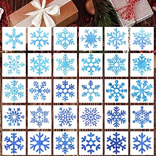 Božićni pahuljica šablona za slikanje zimske snježne pahuljice šablone za crtanje za božićne čestitke/ukras za čarape/božićno