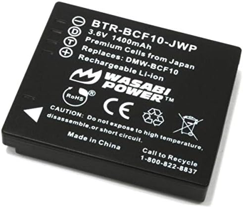 Kinamax 1200Mah DMW-BCG10 Zamjenska baterija za Panasonic Lumix DMC-ZR1, DMC-ZR3, DMC-ZS5, DMC-ZS7-Premium Japanske ćelije