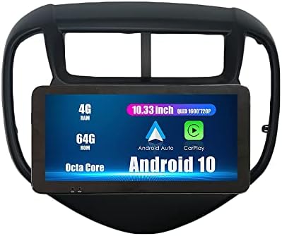 Wostoke 10.33 QLED/IPS 1600X720 CARPLAPER TEUCH & Android Auto Android Autoradio Car Navigation Stereo Multimedia Player