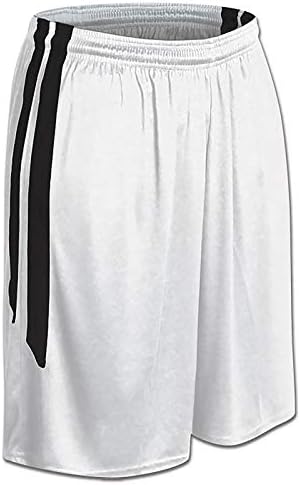 Uniseks-omladinske košarkaške kratke hlače, Bijela, Crna, Omladinska Srednja