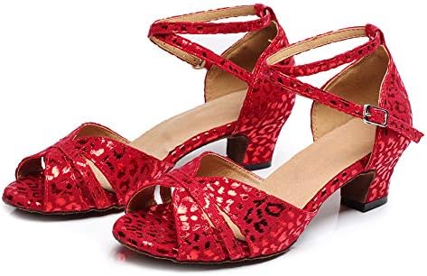 Hroyl plesne cipele za žene latino plesne cipele Žene Ballroom Tango High Heel Žene plesne cipele, QJW6187/6200