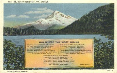 Izgubljeno jezero, Oregon Razglednica