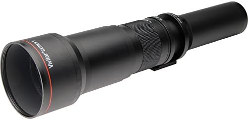 Vivitar 650-1300mm f/8-16 telefoto objektiv s 2x telekonverterom + LP-E8 baterija + Monopod Kit za Canon Rebel T3i, T4i,