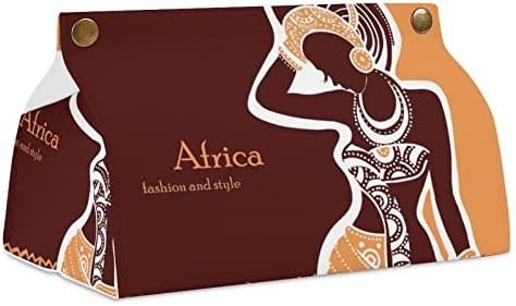 Afrička ženska kutija za tkivo poklopac ukrasnog držača salveta za papir za dodjelu papira za automobil kućnog ureda