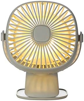 WLXP sklopivi stolni stol za hlađenje ručni ventilator prijenosni stol usb s lampom super tihi ventilatori 3 brzine 360 ​​°