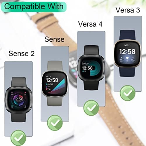 Dkardu punjač za Fitbit Versa 4/Sense 2/Versa 3/SENS, USB kabel za punjenje kabela za pametni sat, 2 PCS 3,3ft/1M prijenosni