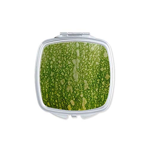 Zelena kora bundeve makro foto uzorci ogledalo prijenosno kompaktno Džepno ogledalo za šminkanje dvostrano staklo