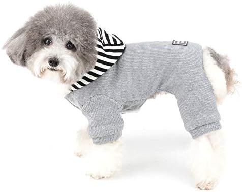 Ranphy kućni ljubimci odjeća zima mali pseći džemper s kapuljačom fleece pleteni kaput topla jakna od 4 metra i kombinezon