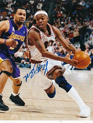 Nick Van Exel Denver Nuggets Action potpisan 8x10 - Autografirane NBA fotografije