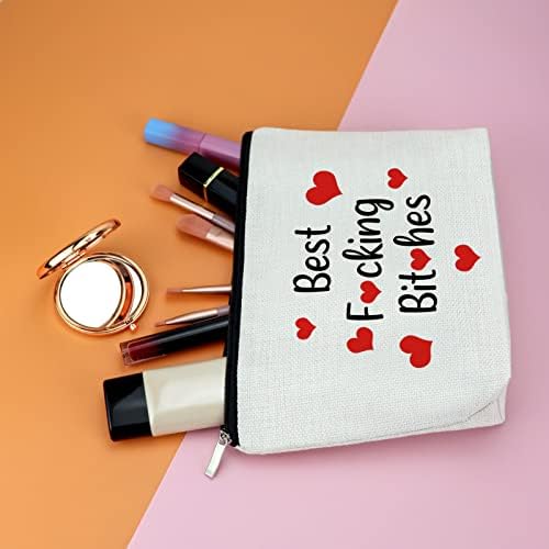 Inspirativna torba za šminkanje za žene prijateljice ohrabrenje poklon kozmetička torba smiješni pokloni za njezinu prijateljicu