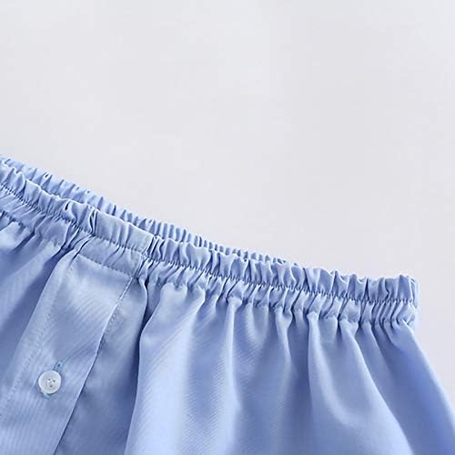 Liuguoo ženska kratka mini suknja košulja Podesivi sloj za slojevito sloj Stripni Striped Pola Slip suknja za ispod haljina
