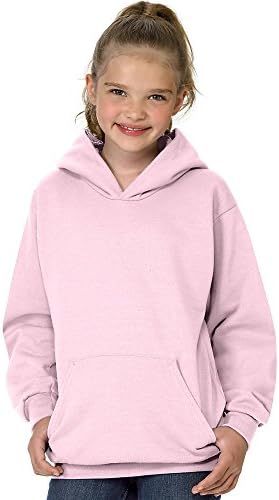 Hanes Youth ComfortBlend Ecosmart pullover hoodie_pale Pink_l