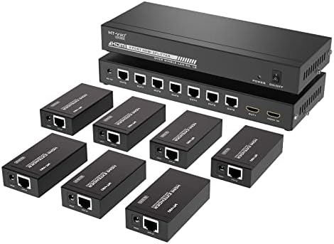 MT-Viki 1x8 HDMI razdjelnik ekstender preko CAT 5E/6/7 Ethernet kabel w/One HDMI Loopout & EDID Kopija-Up do 50m
