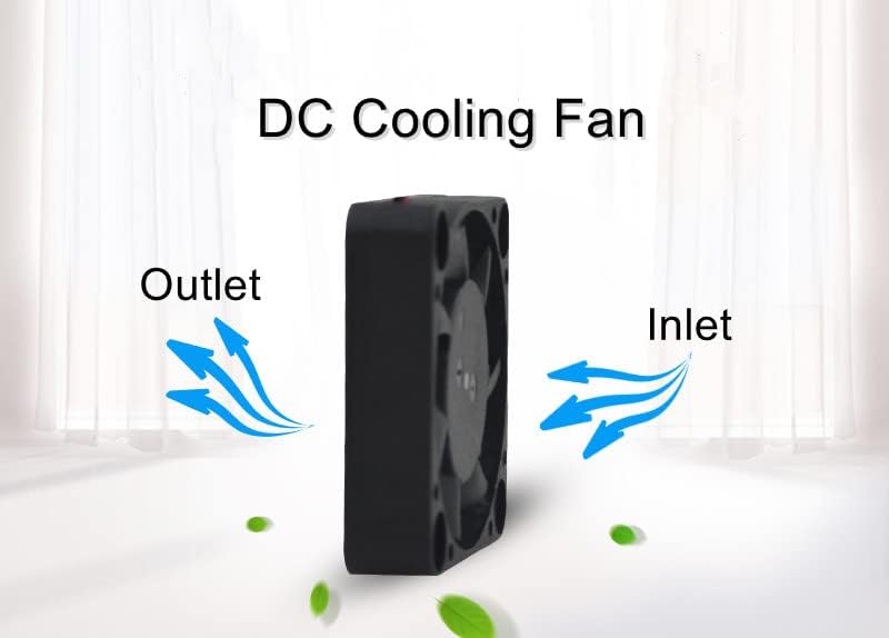 DC ventilator za hlađenje bez četkica od 12 do 60 do 60 do 10 mm mini ventilator za hlađenje s dugim vijekom trajanja, ventilator