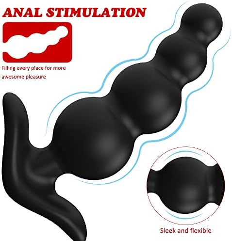 Silikonske analne kuglice utikači, analni trener s 3 različite veličine, analni setovi za trening za početnike napredne korisnike,