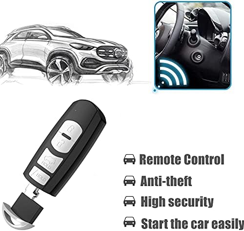 VOFONO Pogodan za daljinsko 4-кнопочного auto privjesak za ključeve bez ključa Mazda 2014- FCC ID: WAZSKE13D02