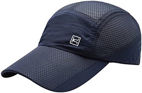 Uniseks mrežasta kapa prozračna kapa radna kapa jednostavna suncobran bejzbolska kapa za planinarenje na otvorenom muški