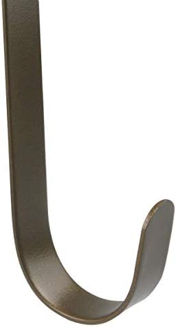 Bnyzwot 12 inča preko vrata brončanog metalnog dvostrukog vijenaca - drži 2 vijest s ovom dvostranom vješalicom - Premium