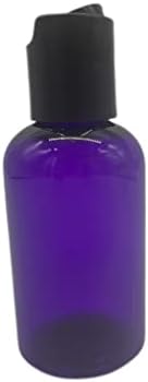 Prirodne farme 2 Oz Purple Boston BPA Free - Bocon boce - 8 pakiranja praznih spremnika za ponovno punjenje - esencijalna