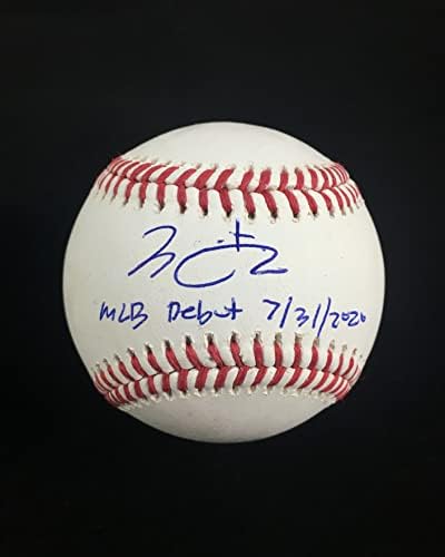 Nick Madrigal potpisao je bejzbol s autogramiranim bijelim Rawlingsom s Beckettom CoA - MLB debi 7/31/2020 natpis - Chicago